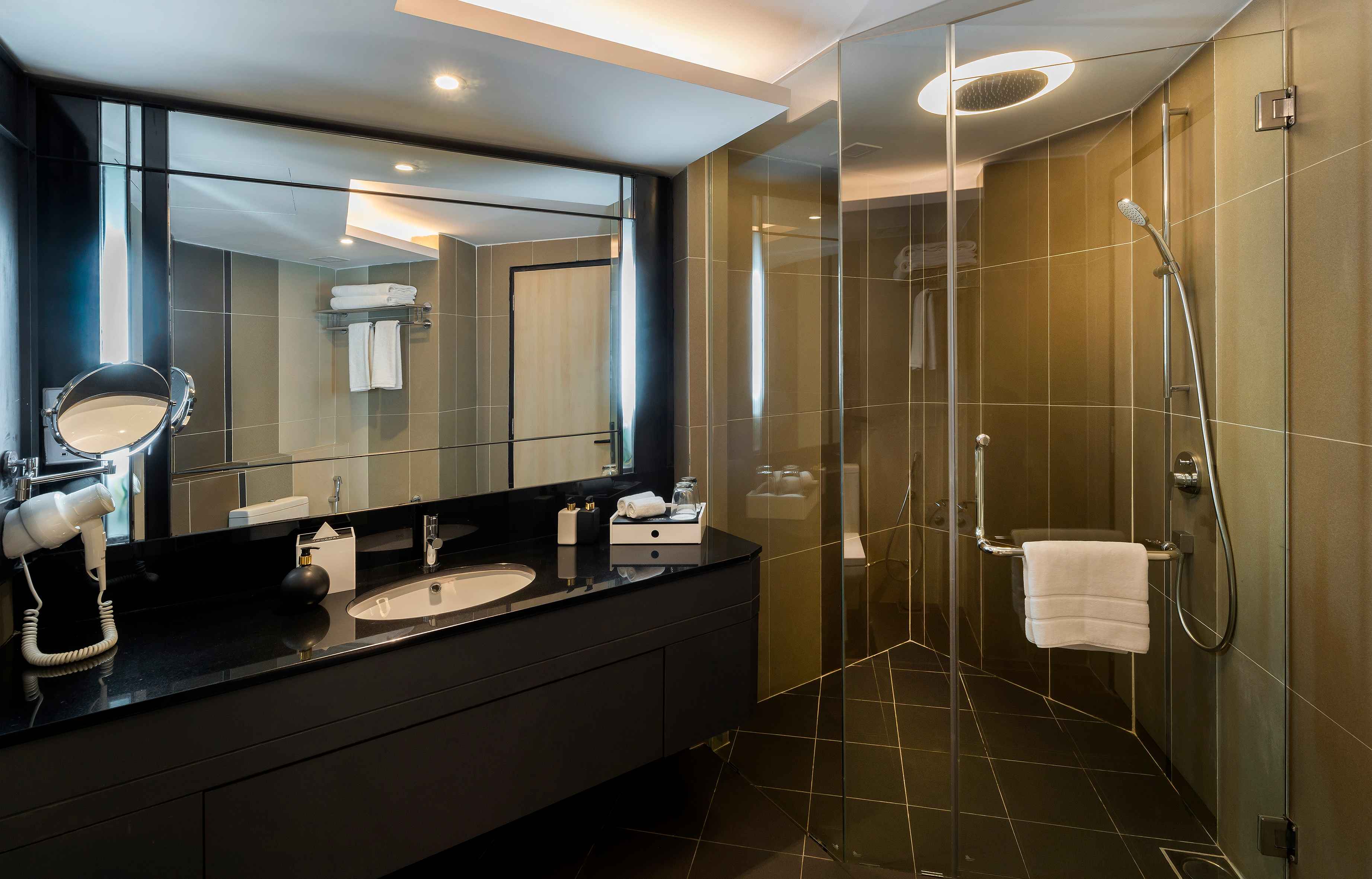 Bathroom  Family Deluxe room at KL Journal Hotel